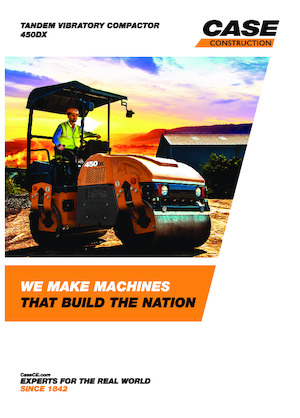 Cilindri vibratori în tandem Case 450DX