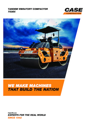 Cilindri vibratori în tandem Case 752EX