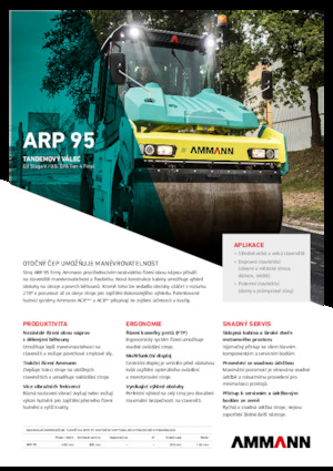 Cilindri vibratori în tandem Ammann ARP 95
