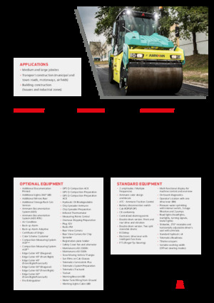 Cilindri vibratori în tandem Ammann ARP 95