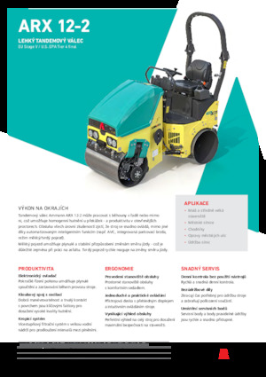 Cilindri vibratori în tandem Ammann ARX 12-2