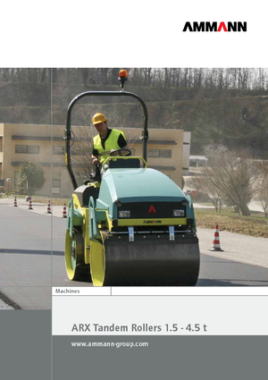 Cilindri vibratori în tandem Ammann ARX 12