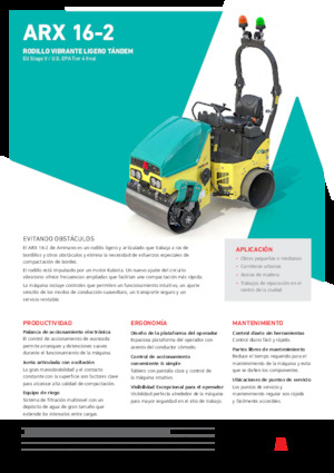 Cilindri vibratori în tandem Ammann ARX 16-2