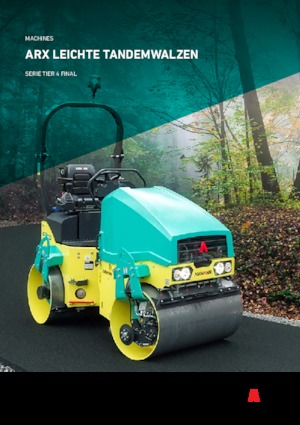 Cilindri vibratori în tandem Ammann ARX 12 T4f