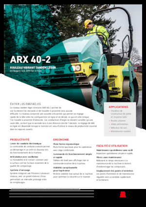 Cilindri vibratori în tandem Ammann ARX 40 -2
