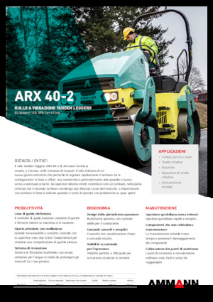 Cilindri vibratori în tandem Ammann ARX 40-2