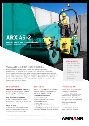 Cilindri vibratori în tandem Ammann ARX 45-2