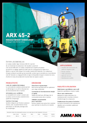 Cilindri vibratori în tandem Ammann ARX 45-2