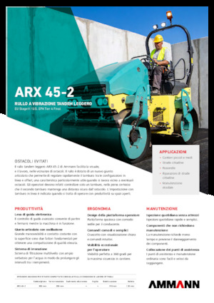 Cilindri vibratori în tandem Ammann ARX 45-2
