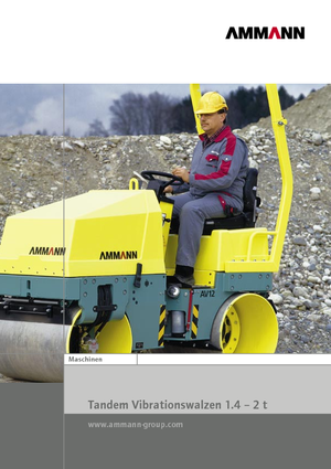 Cilindri vibratori în tandem Ammann AV 12