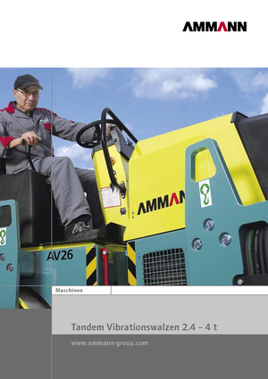 Cilindri vibratori în tandem Ammann AV 33