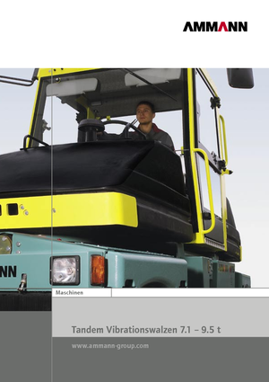 Cilindri vibratori în tandem Ammann AV 95 N