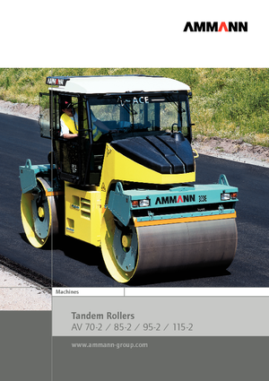 Cilindri vibratori în tandem Ammann AV 95-2