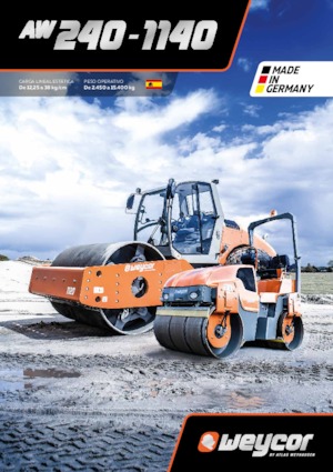 Cilindri vibratori în tandem weycor AW 300