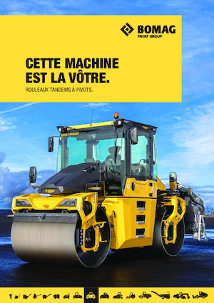 Cilindri vibratori în tandem Bomag BW 154 ACP-5