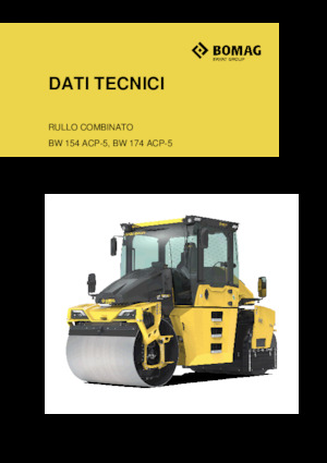 Cilindri vibratori în tandem Bomag BW 154 ACP-5
