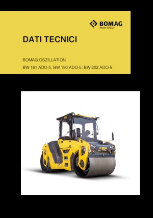 Cilindri vibratori în tandem Bomag BW 202 ADO-5