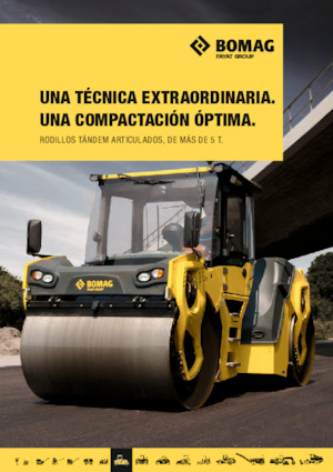 Cilindri vibratori în tandem Bomag BW 206 ADO-50