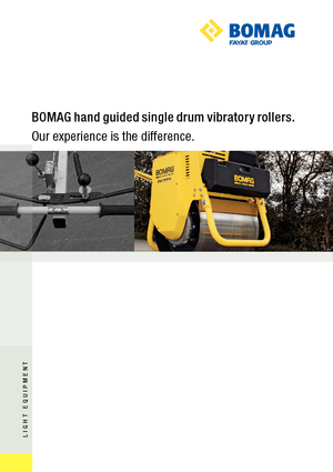 Cilindri vibratori în tandem Bomag BW 55 E