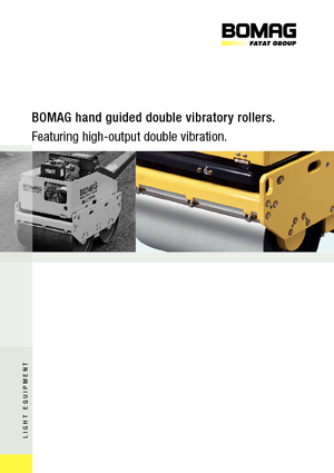 Cilindri vibratori în tandem Bomag BW 65 H E-Start