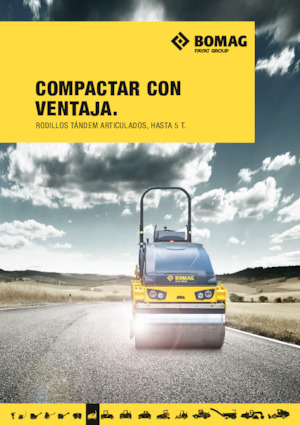 Cilindri vibratori în tandem Bomag BW 90 SL-5