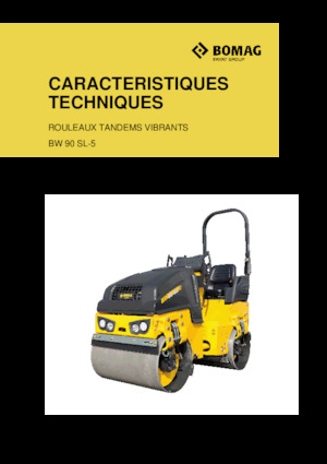 Cilindri vibratori în tandem Bomag BW 90 SL-5