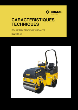 Cilindri vibratori în tandem Bomag BW 900-50