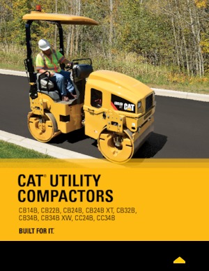 Cilindri vibratori în tandem Caterpillar CB24B
