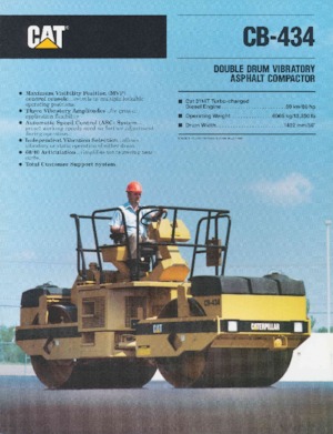 Cilindri vibratori în tandem Caterpillar CB-434