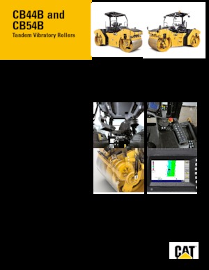 Cilindri vibratori în tandem Caterpillar CB44B