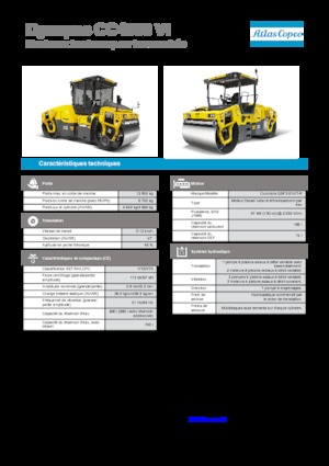 Cilindri vibratori în tandem Dynapac CC 4000 VI