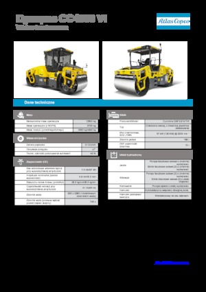 Cilindri vibratori în tandem Dynapac CC 4000 VI