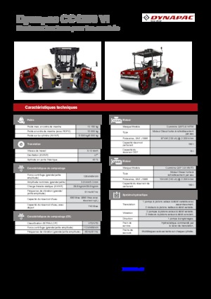 Cilindri vibratori în tandem Dynapac CC 4200 VI