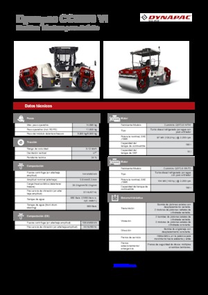 Cilindri vibratori în tandem Dynapac CC 5200 VI