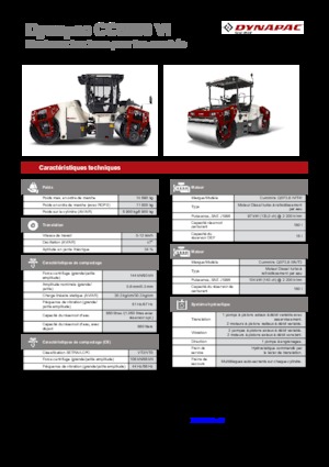 Cilindri vibratori în tandem Dynapac CC 5200 VI