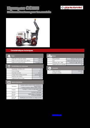 Cilindri vibratori în tandem Dynapac CC 800