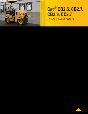 Cilindri vibratori în tandem Caterpillar CC2.7