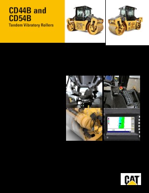 Cilindri vibratori în tandem Caterpillar CD54B