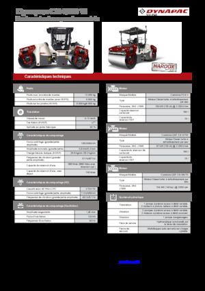 Cilindri vibratori în tandem Dynapac CO 4200 VI