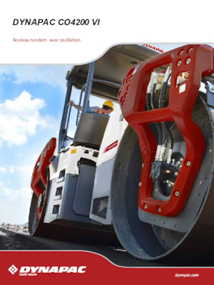 Cilindri vibratori în tandem Dynapac CO 5200 VI