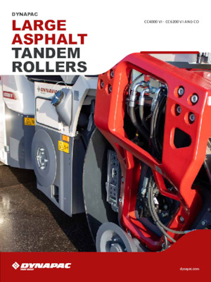 Cilindri vibratori în tandem Dynapac CO 6200 VI