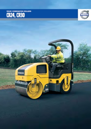 Cilindri vibratori în tandem Volvo CR24