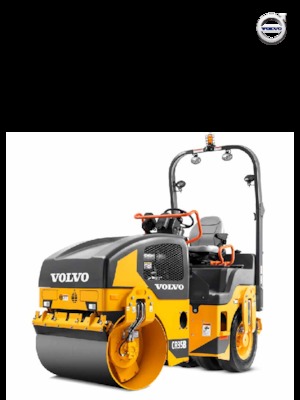 Cilindri vibratori în tandem Volvo CR35B 