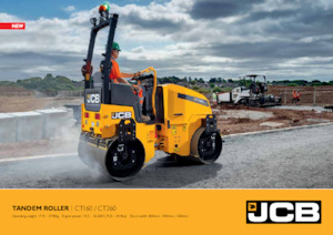 Cilindri vibratori în tandem JCB CT160-80