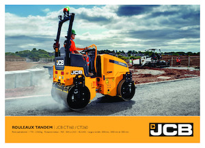 Cilindri vibratori în tandem JCB CT160-80