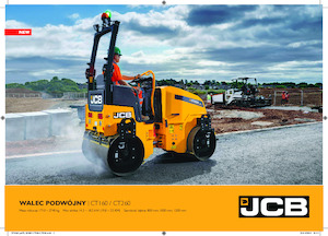 Cilindri vibratori în tandem JCB CT160-80
