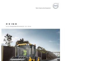 Cilindri vibratori în tandem Volvo DD105 