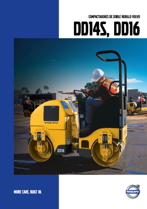 Cilindri vibratori în tandem Volvo DD16