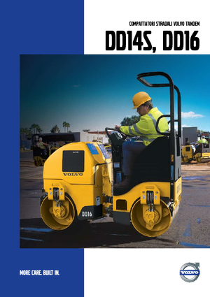 Cilindri vibratori în tandem Volvo DD14S