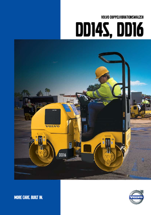 Cilindri vibratori în tandem Volvo DD16
